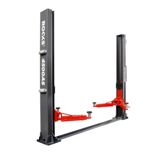 PODNOŚNIK DWUKOLUMNOWY ELEKTROHYDRAULICZNY AUTOMATYCZNY 4,5T ŁĄCZONY DOŁEM ARM 3-3 P: 2820MM 400V OKG-4500AS ROOKS