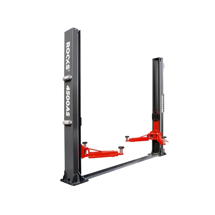 PODNOŚNIK DWUKOLUMNOWY ELEKTROHYDRAULICZNY AUTOMATYCZNY 4,5T ŁĄCZONY DOŁEM ARM 3-3 P: 2820MM 400V OKG-4500AS ROOKS