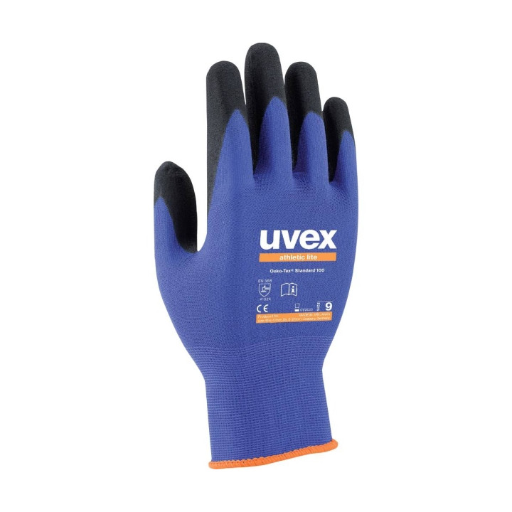 RĘKAWICE MONTAŻOWE ATHLETIC LITE ROZM.9 UVEX