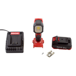 20 V AQ-ONE LAMPA ROBOCZA LED 1000 LUM, KPL Z AKUMULATOREM 2 AH