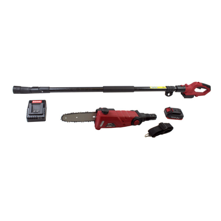 20V AQ-ONE PIŁA ŁAŃCUCHOWA NA WYSIĘGNIKU 2,65 M, 200 MM, KPL Z AKUMULATOREM 2AH