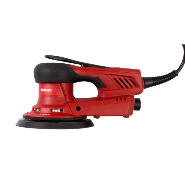 BEZSZCZOTKOWA SZLIFIERKA WIBRACYJNO-ROTACYJNA 5 MM, 400 W, FI 150 MM, 10 000 OBR/MIN