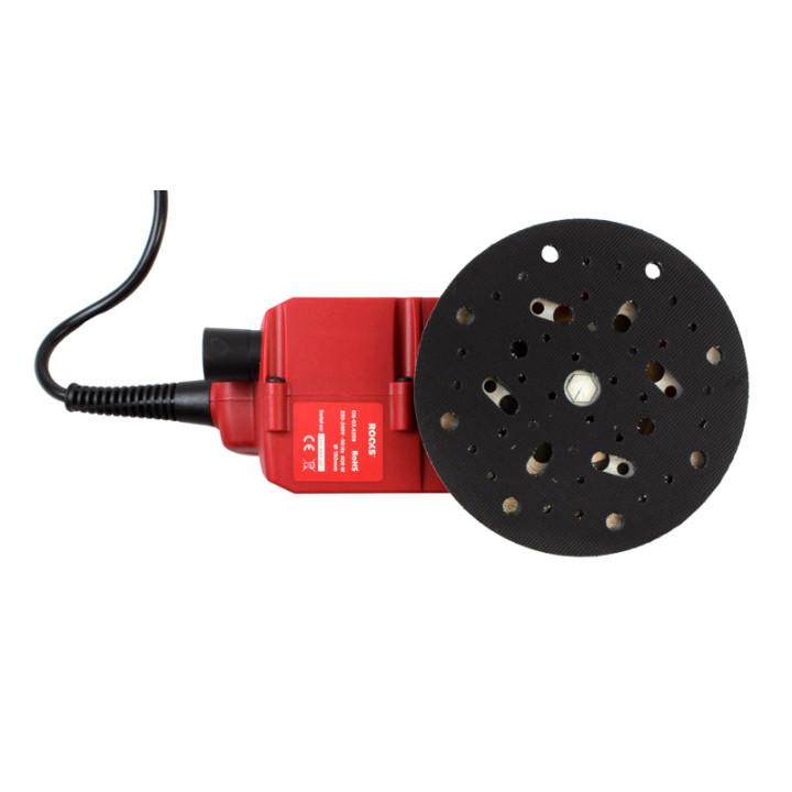 BEZSZCZOTKOWA SZLIFIERKA WIBRACYJNO-ROTACYJNA 5 MM, 400 W, FI 150 MM, 10 000 OBR/MIN