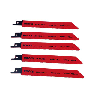 BRZESZCZOT DO PIŁY SZABLASTEJ BI-METAL, STAL, 14 TPI X 152 MM
