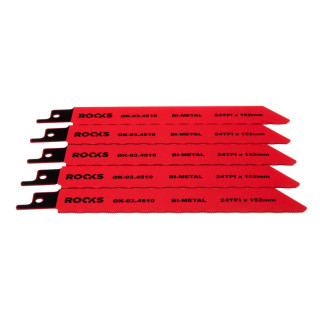 BRZESZCZOT DO PIŁY SZABLASTEJ BI-METAL, STAL, 24 TPI X 152 MM