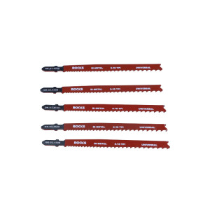 BRZESZCZOT DO WYRZYNARKI BI-METAL, TYP T, STAL I UNIWERSALNY, 5-10 TPI X 100 MM, KPL 5 SZT