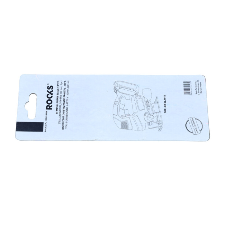 BRZESZCZOT DO WYRZYNARKI BI-METAL, TYP T, STAL I UNIWERSALNY, 5-10 TPI X 100 MM, KPL 5 SZT