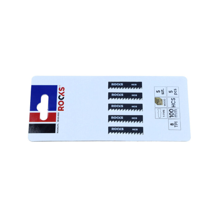 BRZESZCZOT DO WYRZYNARKI HCS, TYP T, DREWNO, 8 TPI X 100 MM, KPL 5 SZT