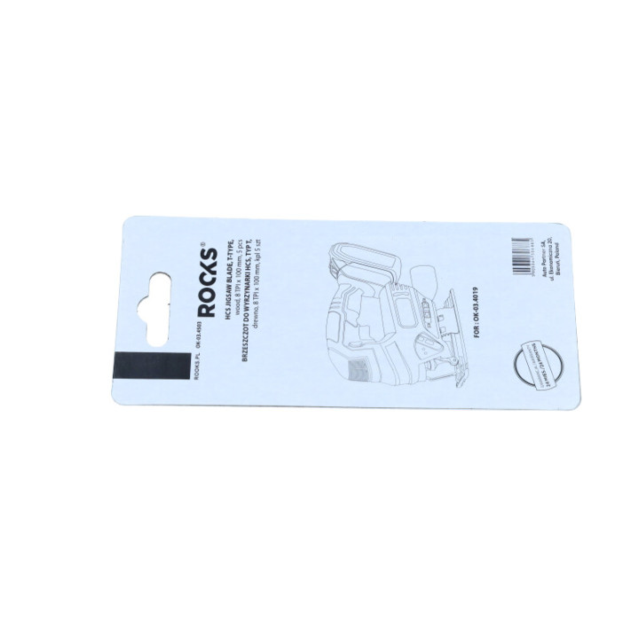 BRZESZCZOT DO WYRZYNARKI HCS, TYP T, DREWNO, 8 TPI X 100 MM, KPL 5 SZT