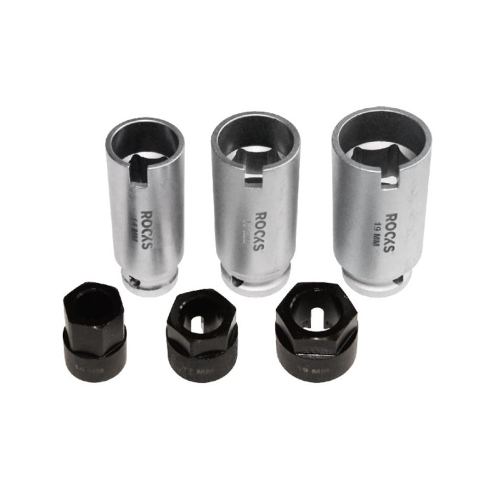 KLUCZE DO CZUJNIKÓW FILTRA DPF, STRONG, 14-17-19 MM, 6 CZ