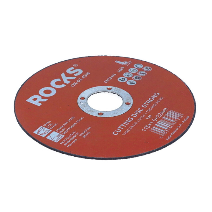 TARCZA DO CIĘCIA METALU INOX STRONG 115X1,0X22,2 - T41