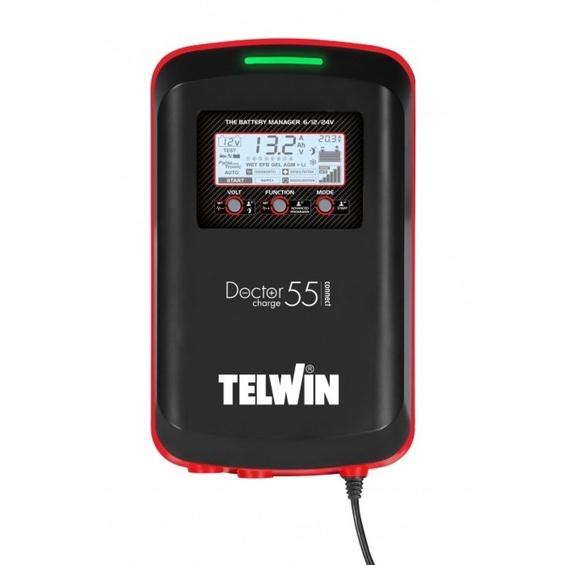Prostownik doctor charge 55 connect 230v 6v 12v 24v
