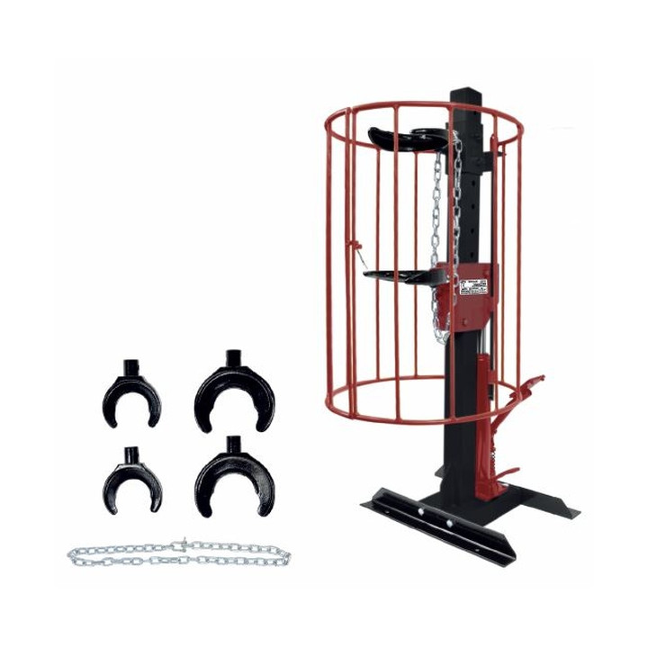 ŚCIĄGACZ SPRĘŻYN HYDRAULICZNY, STACJONARNY Z KOSZEM, 1000 KG