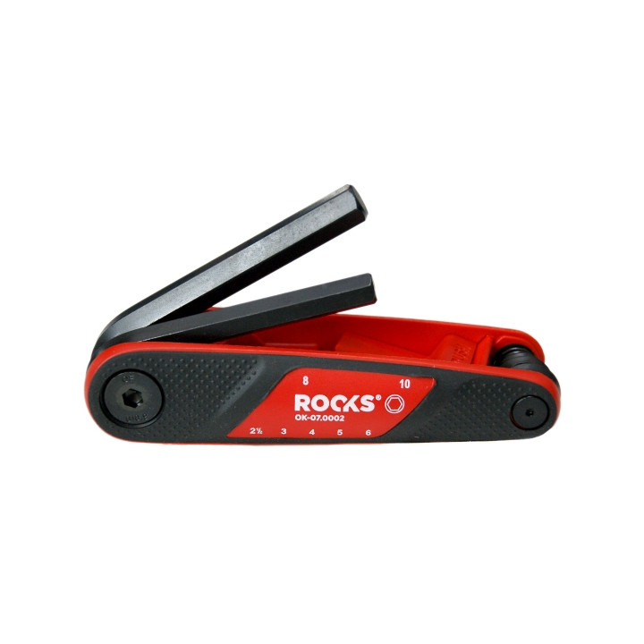 KLUCZE IMBUSOWE FUTURO POCKET HEX 2,5-10 MM, 7 CZ
