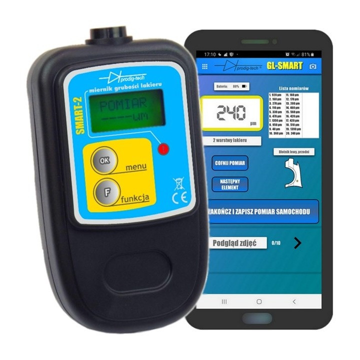 MIERNIK GRUBOŚCI LAKIERU GL-SMART-2