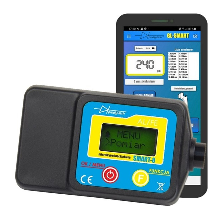 MIERNIK GRUBOŚCI LAKIERU GL-SMART-8