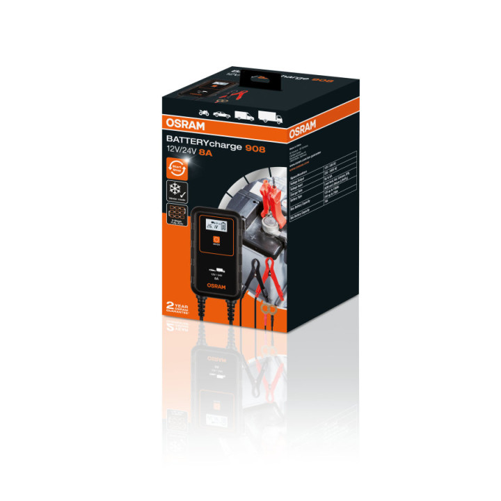 INTELIGENTNY PROSTOWNIK OEBCS 908 8A, 12V/24V