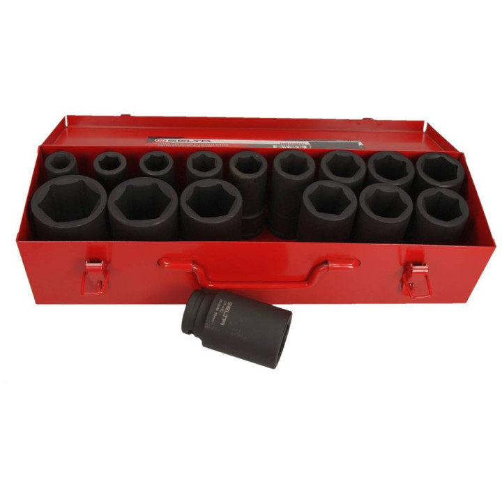 ZESTAW NASADEK UDAROWYCH, DŁUGICH 3/4", 16 CZ, 17-50MM