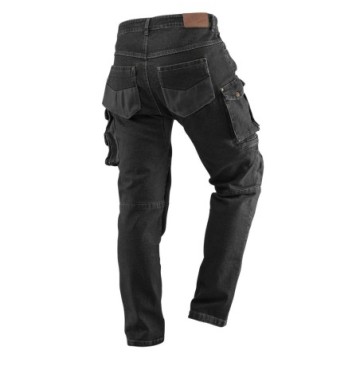 Spodnie robocze denim czarne rozmiar xl