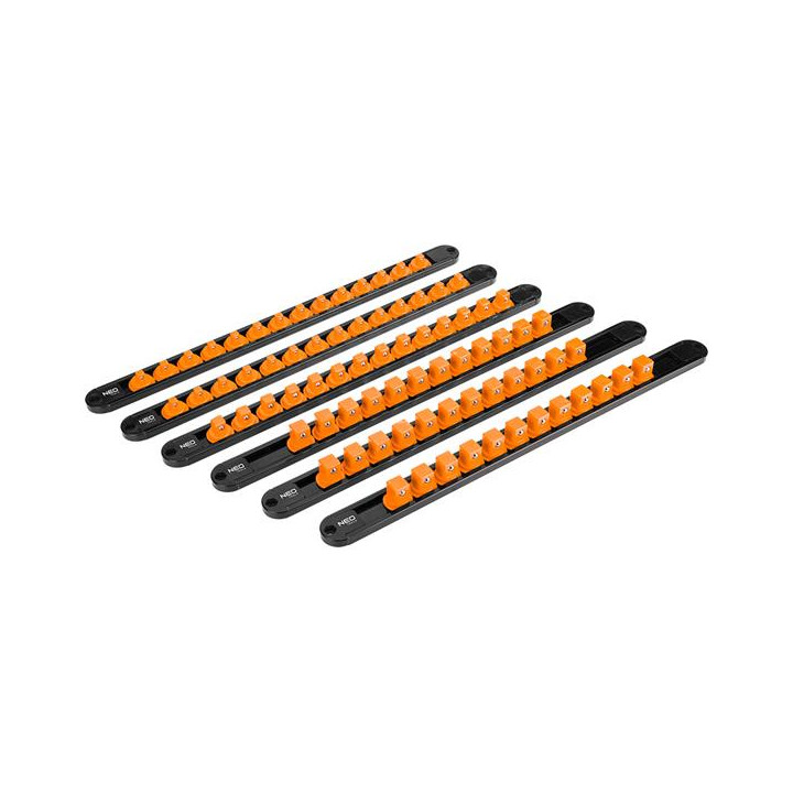 UCHWYTY NA NASADKI 1/4", 3/8", 1/2" - ZESTAW 6 SZT.
