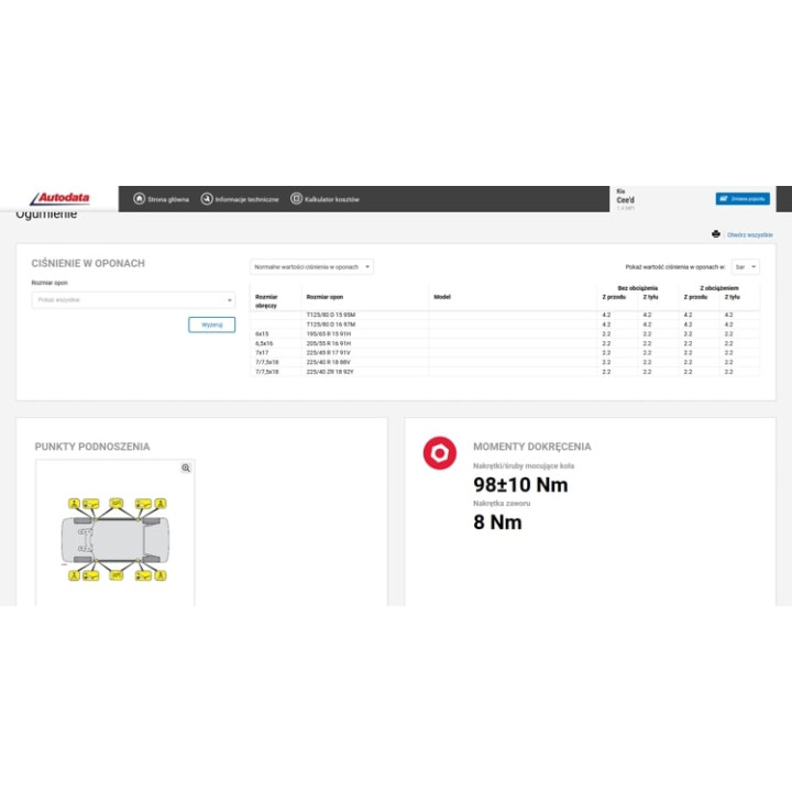 AUTODATA ONLINE 3 NA 1 STANOWISKO