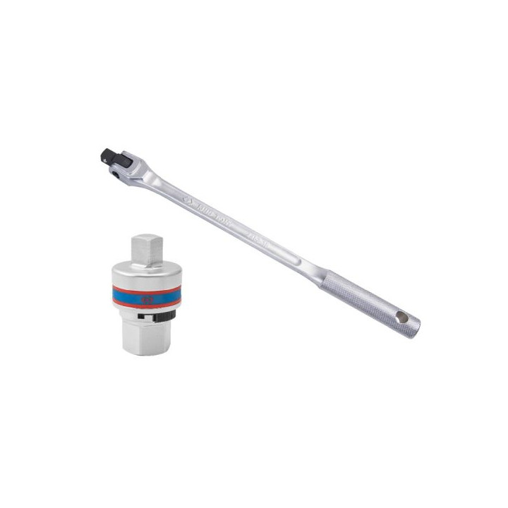 POKRĘTŁO ŁAMANE 1/2" Z ADAPTEREM GRZECHOTKĄ