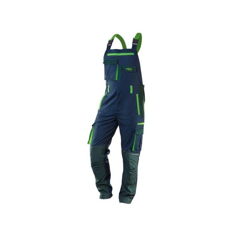 Ogrodniczki robocze premium 62 bawełna 35 poliester 3 elastan xxl