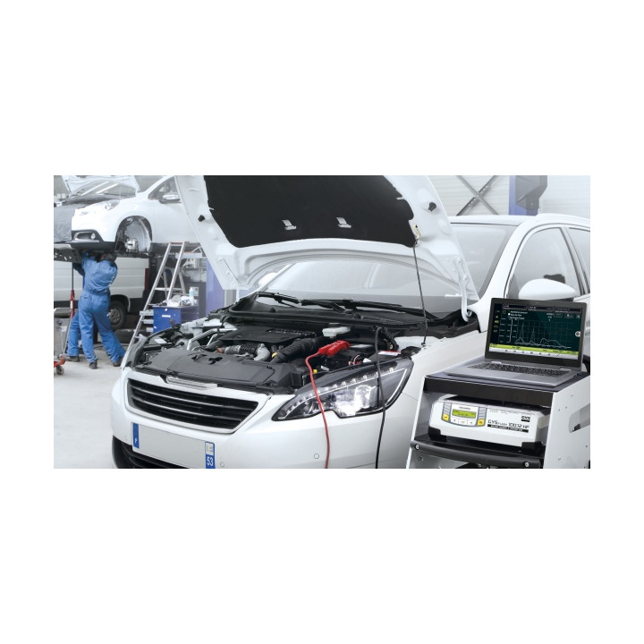 PROSTOWNIK AUTOMATYCZNY GYSFLASH 100.12 HF - 12V 100A, PRZEWODY 5M GYS