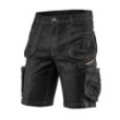 Krótkie spodenki robocze denim czarne rozmiar xl