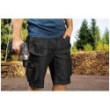 Krótkie spodenki robocze denim czarne rozmiar xl