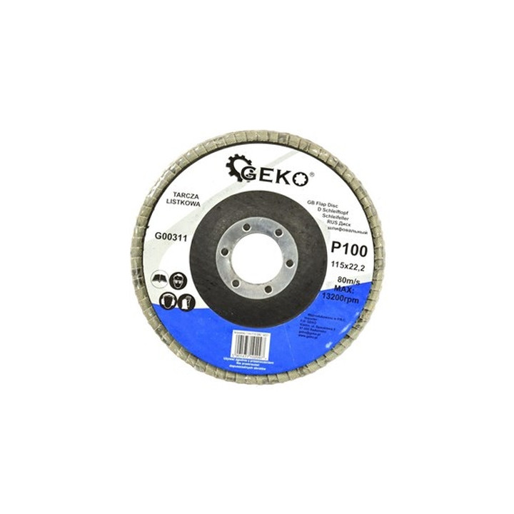 TARCZA LISTKOWA 115MM P100