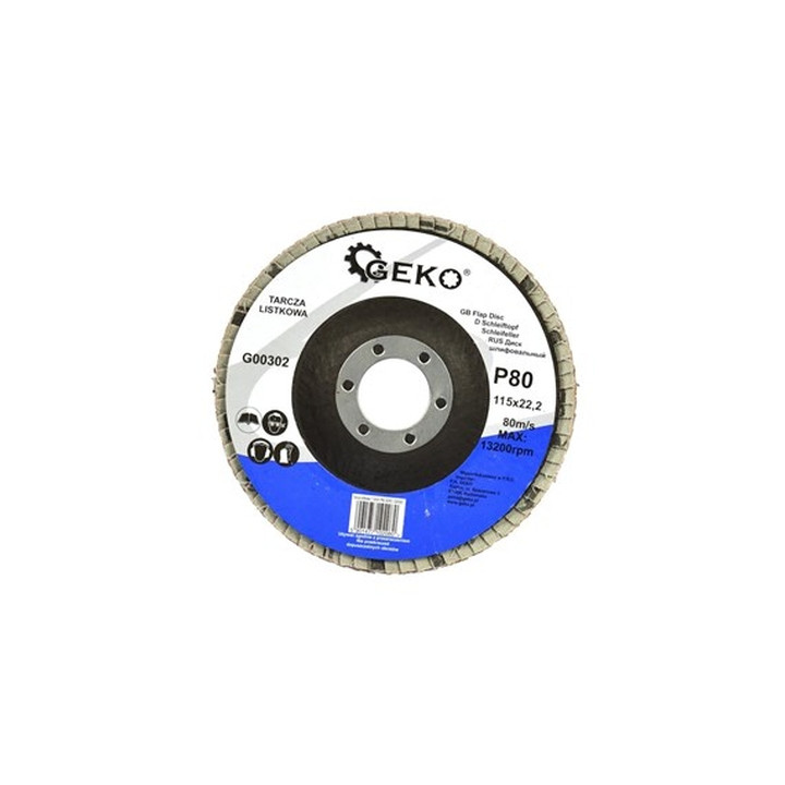 TARCZA LISTKOWA 115MM P80