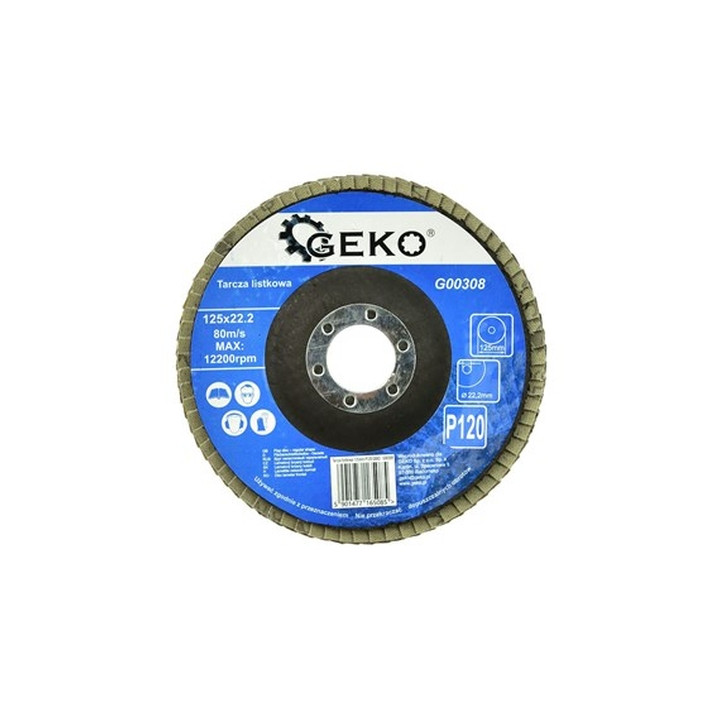 TARCZA LISTKOWA 125MM P120