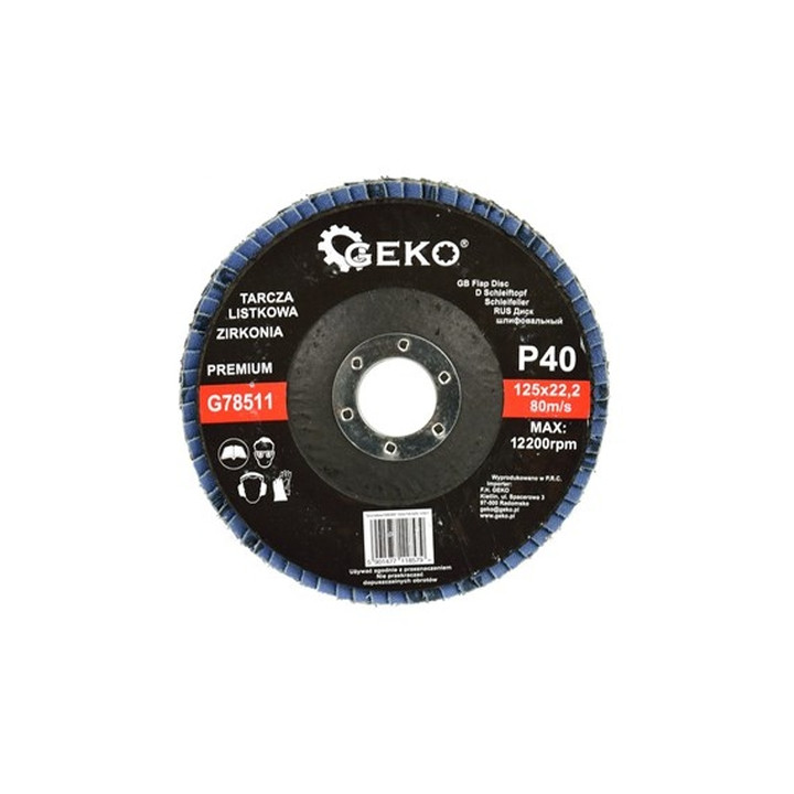 TARCZA LISTKOWA PREMIUM 125MM P40