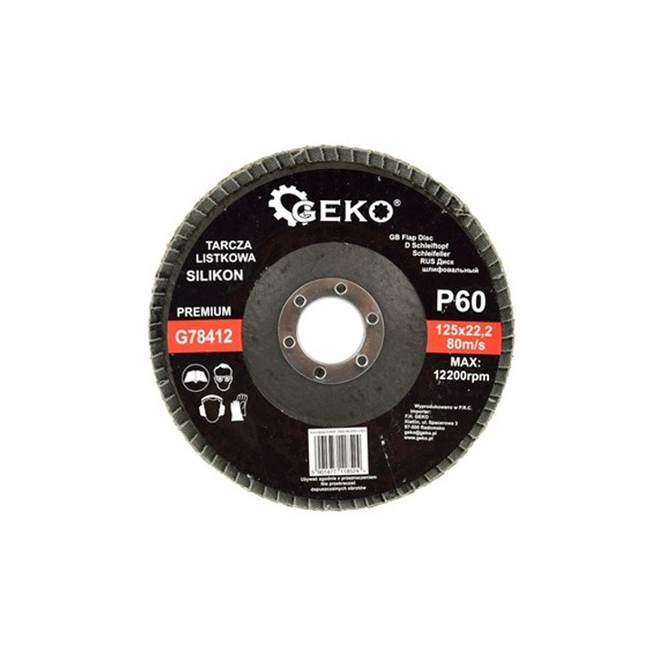 TARCZA LISTKOWA PREMIUM 125MM P60