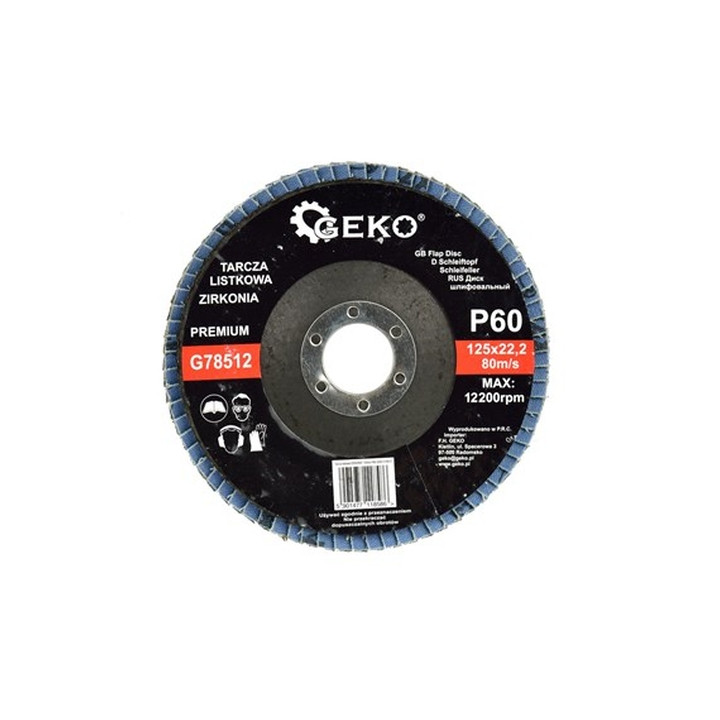 TARCZA LISTKOWA PREMIUM 125MM P60
