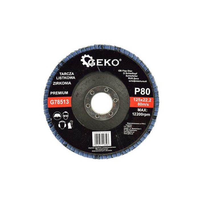 TARCZA LISTKOWA PREMIUM 125MM P80