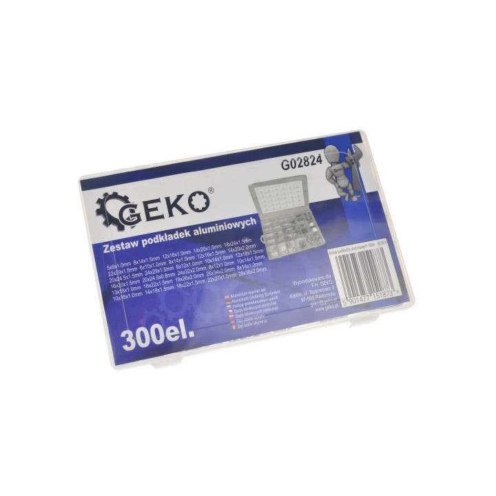 ZESTAW PODKŁADEK ALUMINIOWYCH 300EL