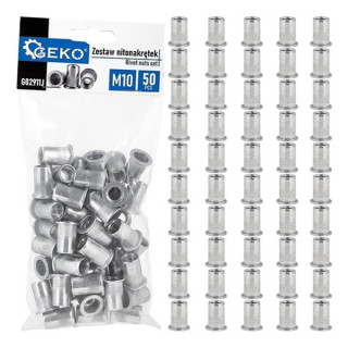 ZESTAW NITONAKRĘTEK ALUMINIOWYCH M10 1.0-3,5 50SZT