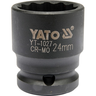 NASADKA 1/2" UDAROWA 24MMX39MM 12-KĄTNA DO PIAST