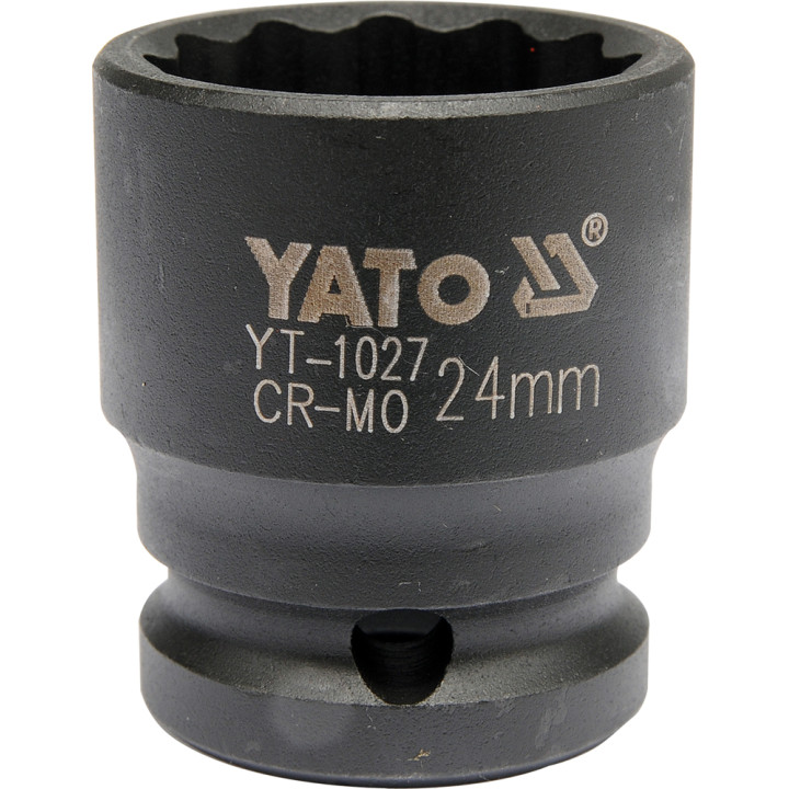 NASADKA 1/2" UDAROWA 24MMX39MM 12-KĄTNA DO PIAST