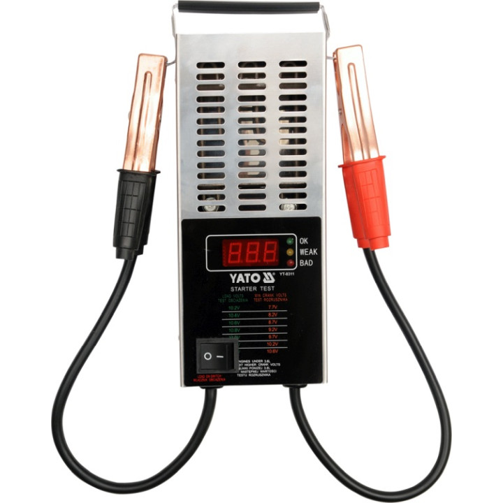 TESTER AKUMULATORÓW CYFROWY 12V