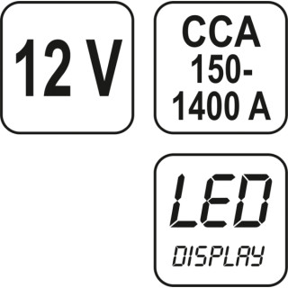 TESTER AKUMULATORÓW CYFROWY 12V