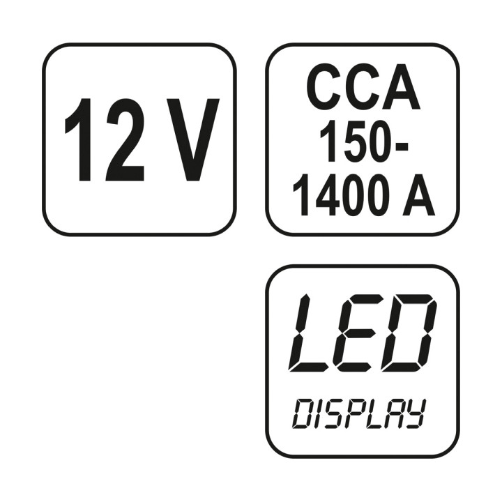 TESTER AKUMULATORÓW CYFROWY 12V