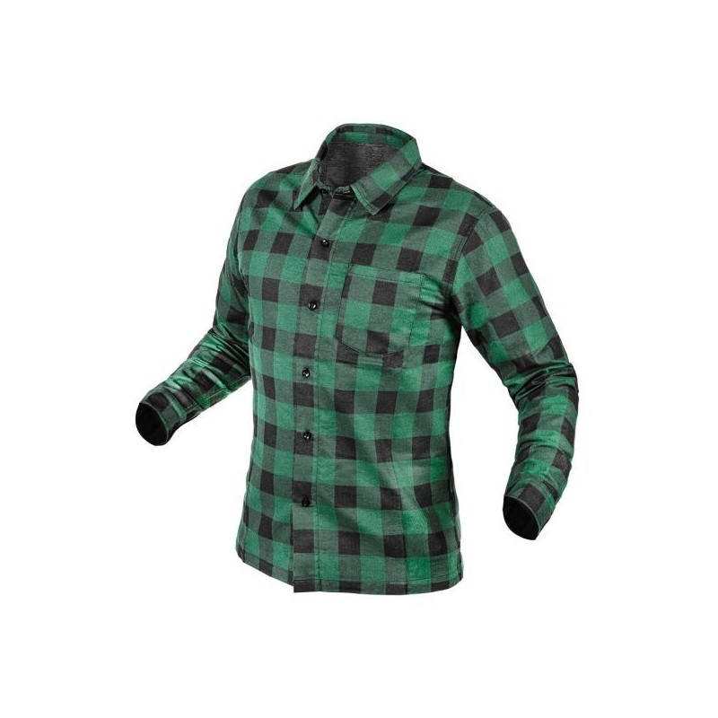 Koszula flanelowa zielona rozmiar xl