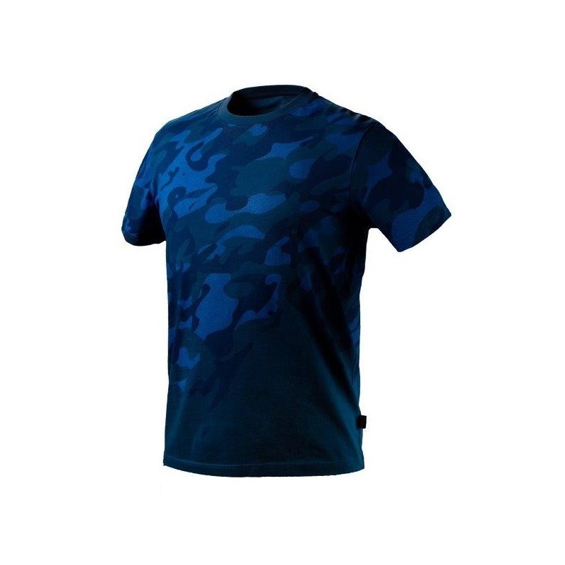 T-shirt roboczy camo navy xl