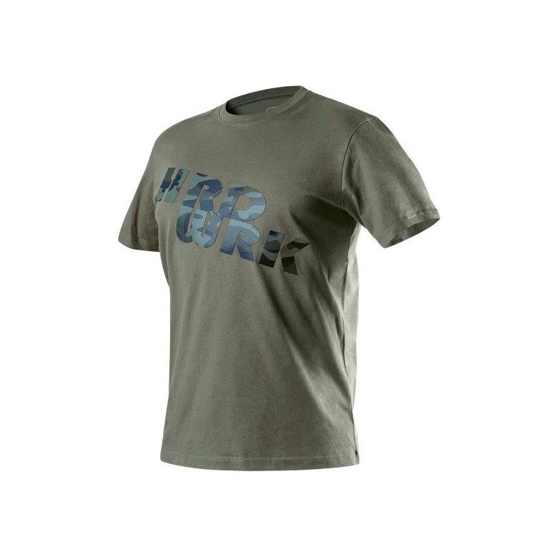 T-shirt roboczy oliwkowy camo xl