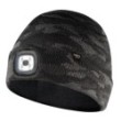 Czapka z latarką led dwuwarstwowa camo urban