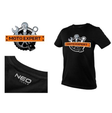 T-shirt z nadrukiem moto...