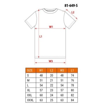 T-shirt granatowy rozmiar s